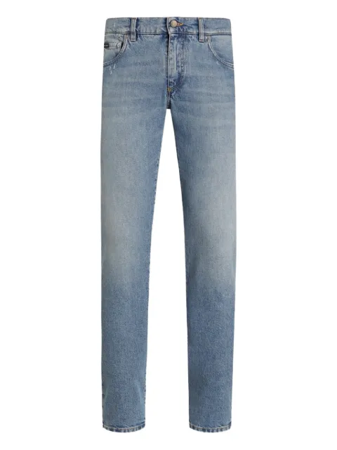 Dolce & Gabbana logo-patch jeans Blue GY07LDG8OJ4