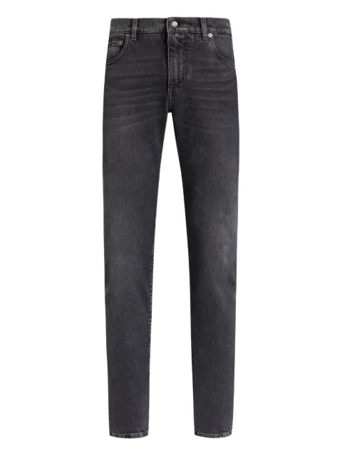 Dolce & Gabbana logo-appliqué jeans Grey GY07CZG8OW1