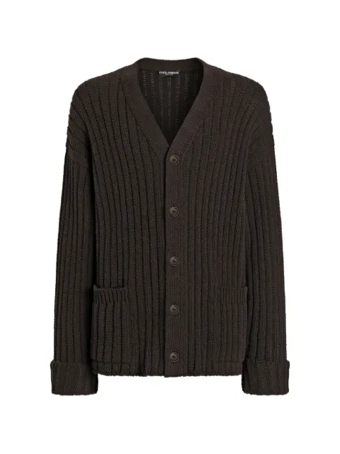 Dolce & Gabbana cotton-blend cardigan Brown GXVG2TJGMHI