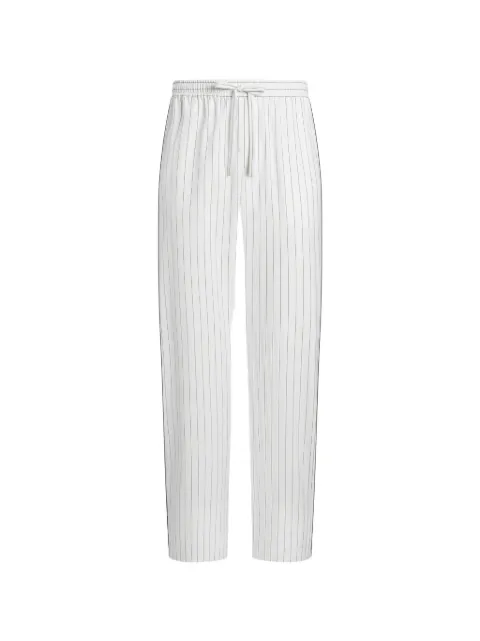 Dolce & Gabbana striped poplin trousers White GVRMATFR52B
