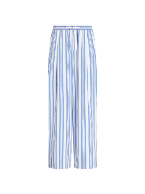 Dolce & Gabbana striped poplin vanity trousers Blue GP1N9TFR524