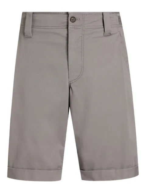 Dolce & Gabbana cuffed topstitched chino shorts Grey GP1J4TFUFL3