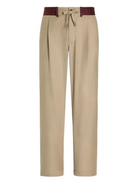 Dolce & Gabbana drawstring trousers Neutrals GP1J3THU2BL