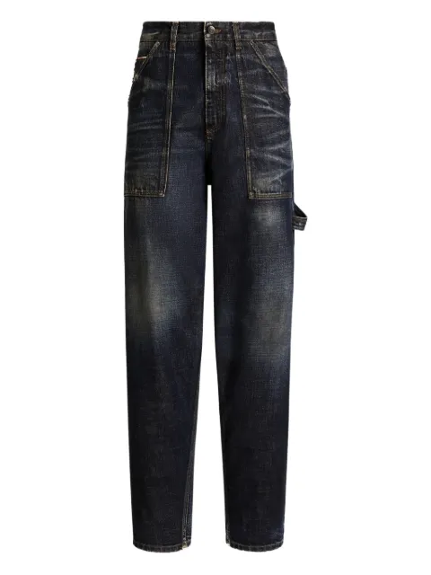 Dolce & Gabbana logo-plaque jeans Black GP1H8DG8OL6