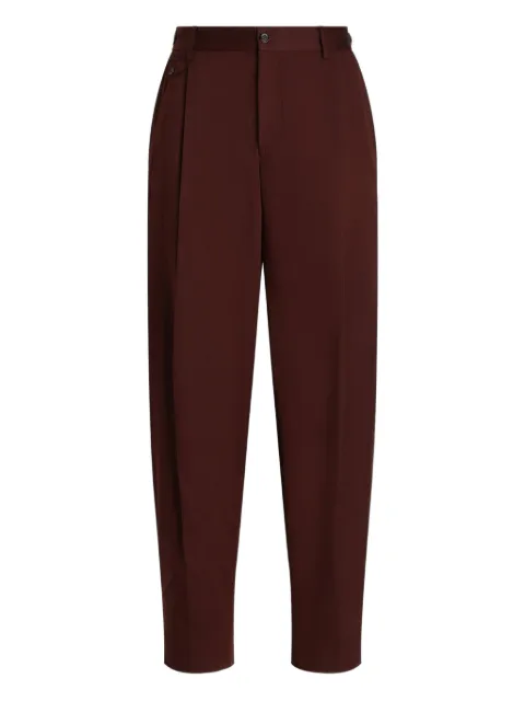 Dolce & Gabbana pleated trousers Brown GP1B9TFUFJR