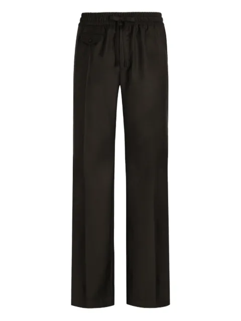 Dolce & Gabbana drawstring trousers Black GP1A3TFU269