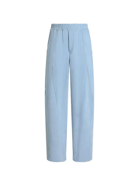 Dolce & Gabbana treated jersey trousers Blue GP18EZG7P0W