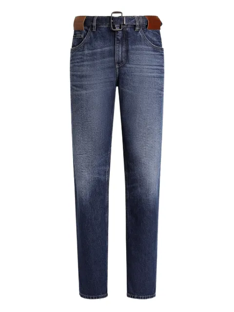 Dolce & Gabbana belted jeans Blue GP18DDG8OL8