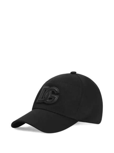 Dolce & Gabbana logo-appliqué cap Black GH931ZGK262