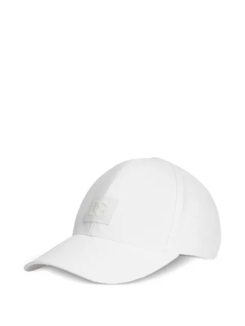 Dolce & Gabbana logo-patch baseball cap White GH590ZGK064