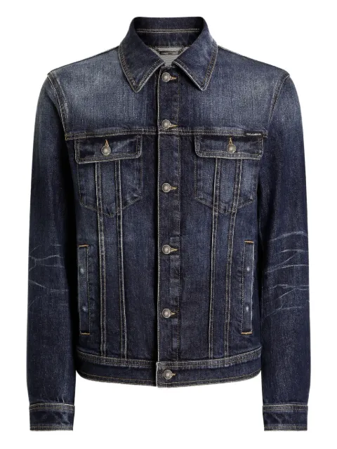 Dolce & Gabbana button-fastening jacket Blue G9VZ8ZG8OL1