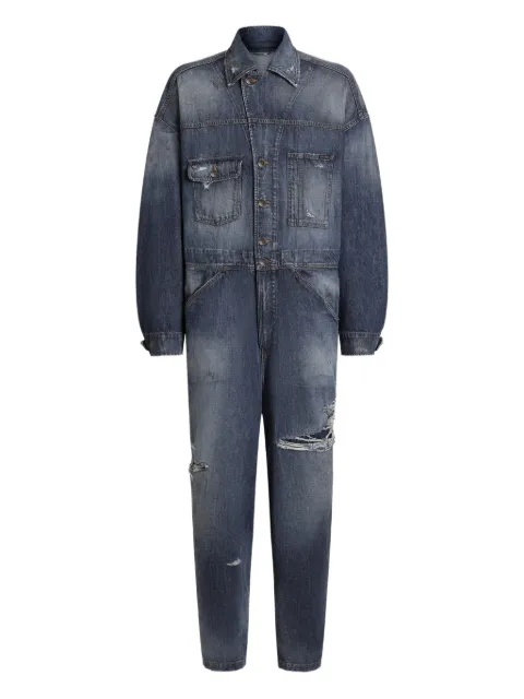 Dolce & Gabbana denim jumpsuit Blue G9CBVDG8OJ5