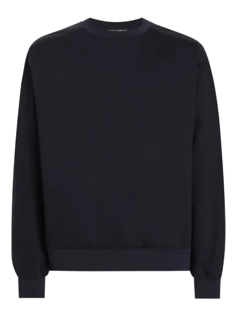 Dolce & Gabbana crew neck sweatshirt Blue G9CBTTHUML9
