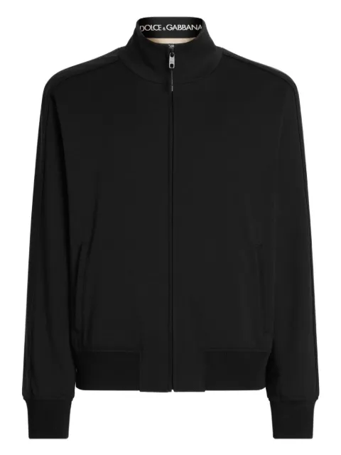 Dolce & Gabbana zip-up denim jacket Black G9CBKTFUGUL