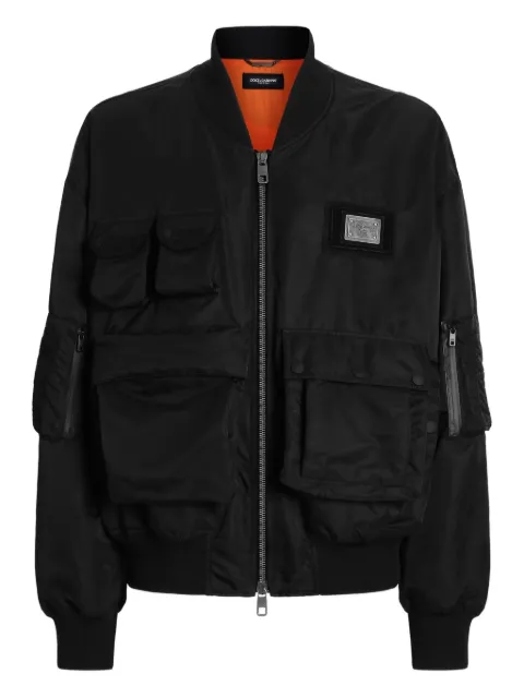 Dolce & Gabbana nylon gabardine jacket Black G9BZRTFUS3D
