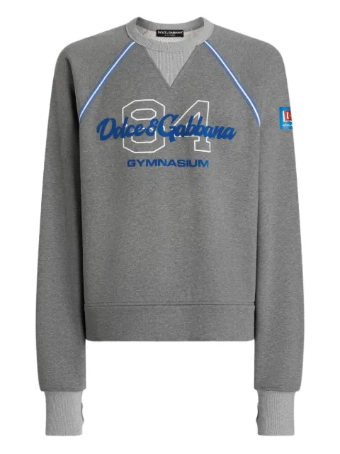 Dolce & Gabbana '84' logo sweatshirt Grey G9BZMTHU7ME