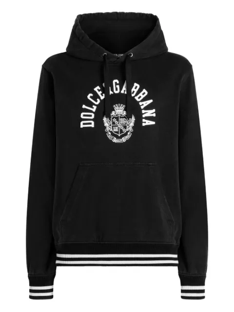 Dolce & Gabbana graphic hoodie Black G9BGPTG7POT