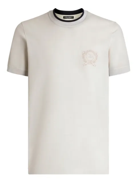 Dolce & Gabbana crew neck T-shirt Black G8SW4ZHU7WZ