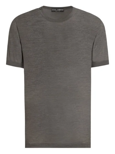 Dolce & Gabbana short-sleeve T-shirt Grey G8ST1TG7P0F