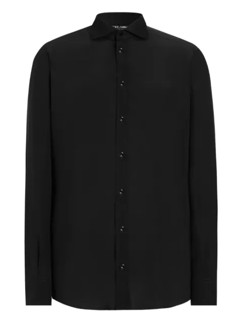 Dolce & Gabbana poplin martini shirt Black G5OI6TFUMRY