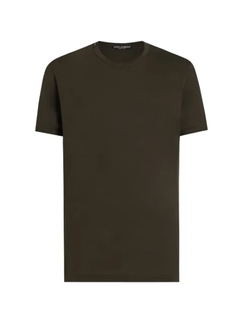 Dolce & Gabbana cotton T-shirt Brown G8JX7TG7P1A