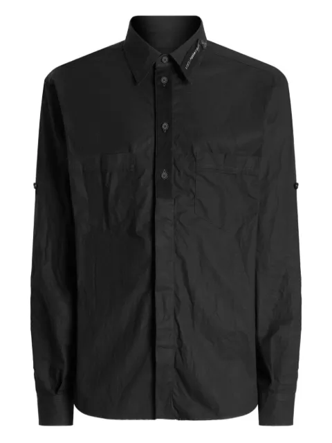 Dolce & Gabbana buttoned pocket shirt Black G5OE1TFUFIP