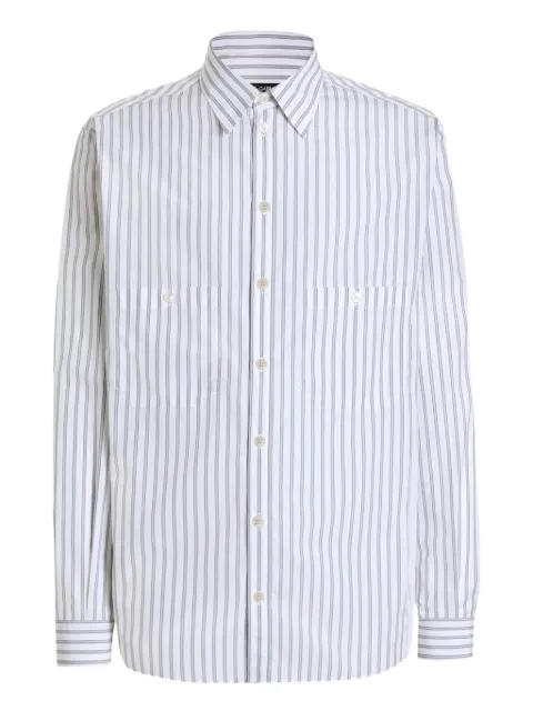 Dolce & Gabbana Martini striped-pattern pocket shirt White G5OC7TFR5Z6