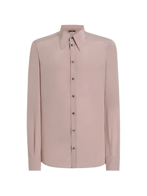 Dolce & Gabbana silk crêpe de chine shirt Pink G5NP9TFU1UQ