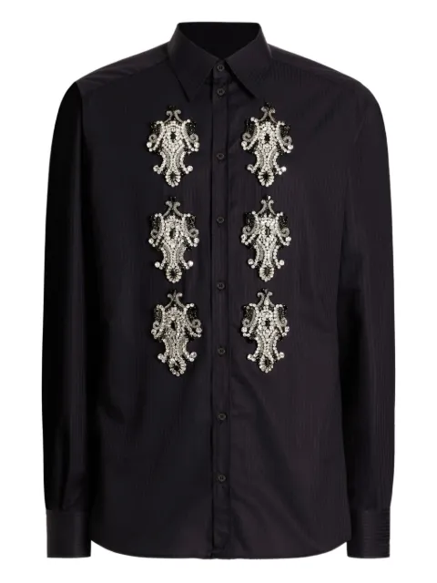 Dolce & Gabbana embellished martini shirt Black G5ML1ZFR5US