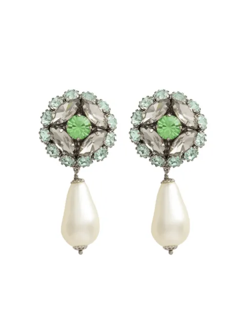 Dolce & Gabbana faux-pearl drop earrings Silver WES2R3W1111
