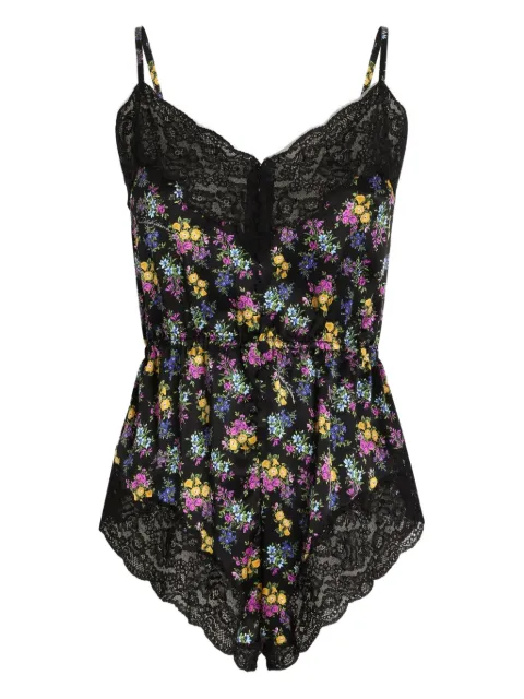 Dolce & Gabbana floral-pattern body Black O7A81TON0BX
