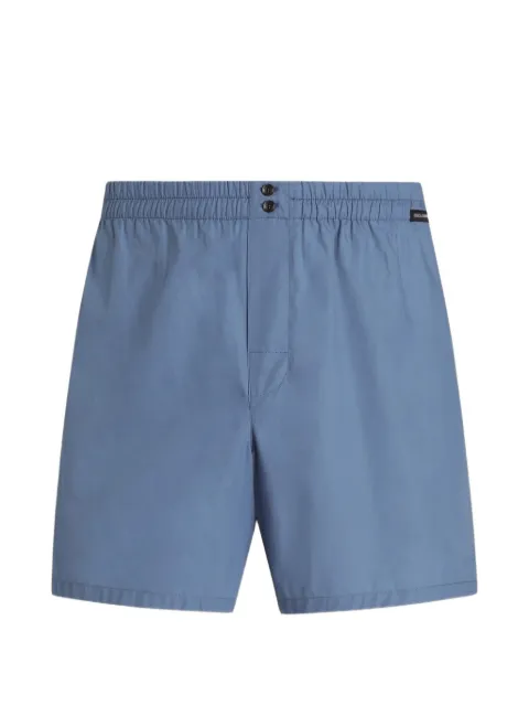 Dolce & Gabbana cotton poplin boxer shorts Blue M3A12TON0ED