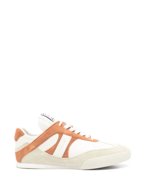 Chloé suede detail mid top sneakers Neutrals CHC25U07ISL