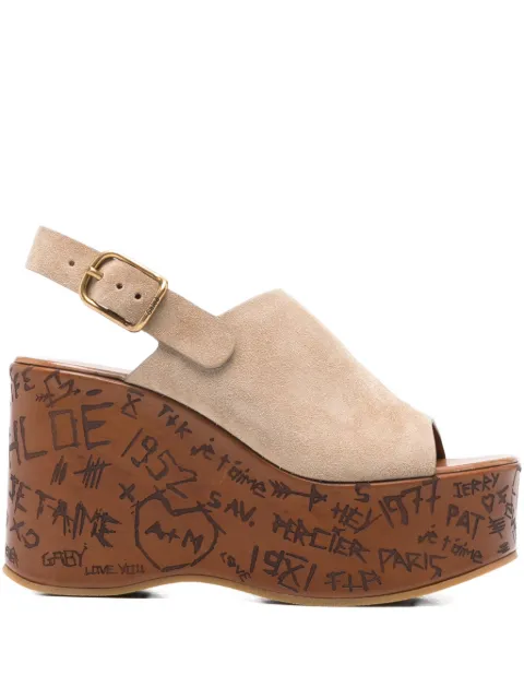 Chloé Maxime sandals Neutrals CH25A10GRY