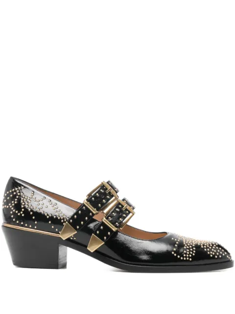 Chloé Susanna buckle-strap pumps Black CH26S16WWF