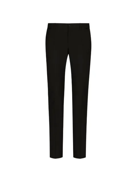 Dolce & Gabbana stretch wool tuxedo pants Black GWZXMTGK300