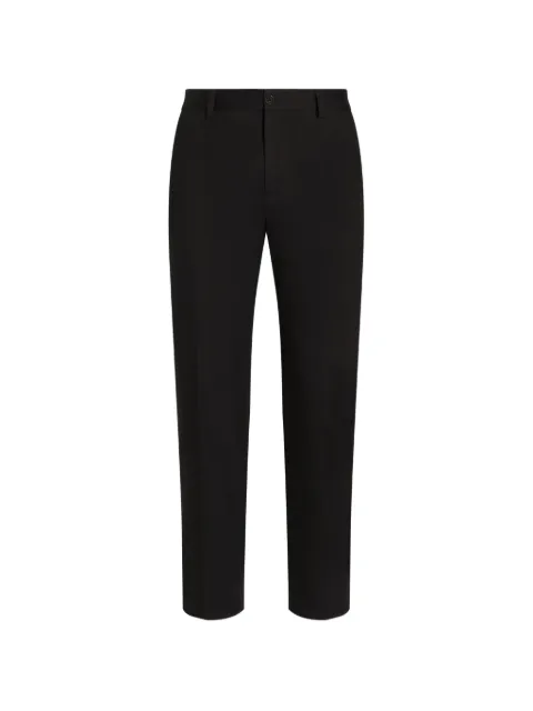 Dolce & Gabbana cotton gabardine trousers Black GW13EZGK385