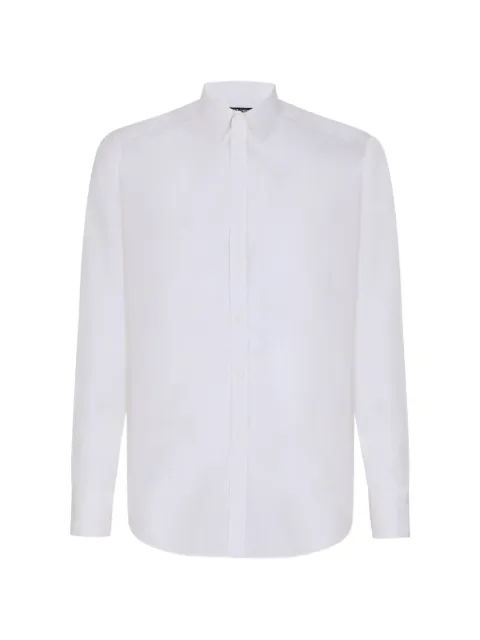 Dolce & Gabbana stretch-poplin Gold-fit shirt White G5EJ0TGK322