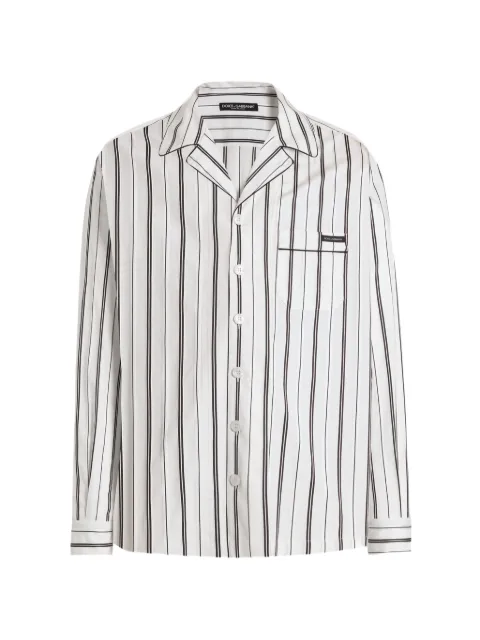 Dolce & Gabbana striped vanity shirt Neutrals G5IF1TFR51G