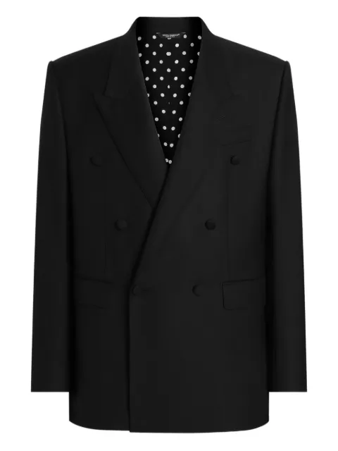 Dolce & Gabbana double-breasted blazer Black G2VN8TGK048