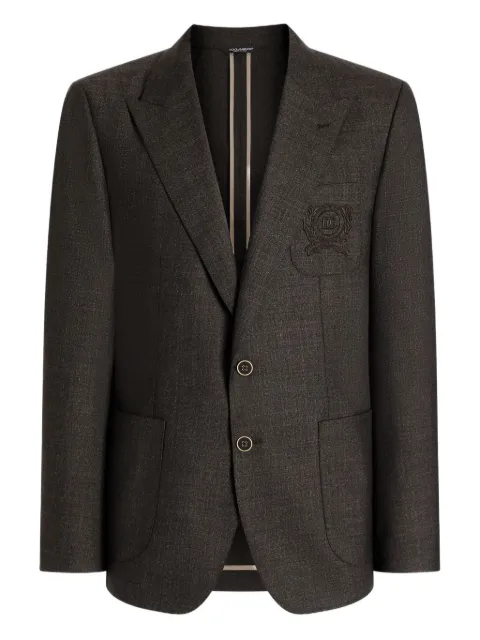 Dolce & Gabbana single-breasted blazer Brown G2TF4ZHU2BO