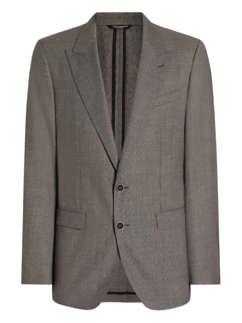 Dolce & Gabbana buttoned blazer Grey G2NW0TFM2HM