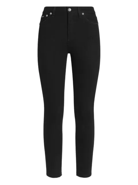 Dolce & Gabbana metal-plaque jeans Black FTC67DG8MC2