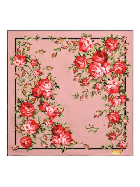 Dolce & Gabbana floral-print scarf Pink FN092RGDDPM