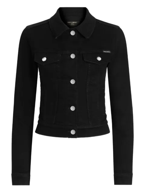 Dolce & Gabbana buttoned denim jacket Black F9S20DG8LV3