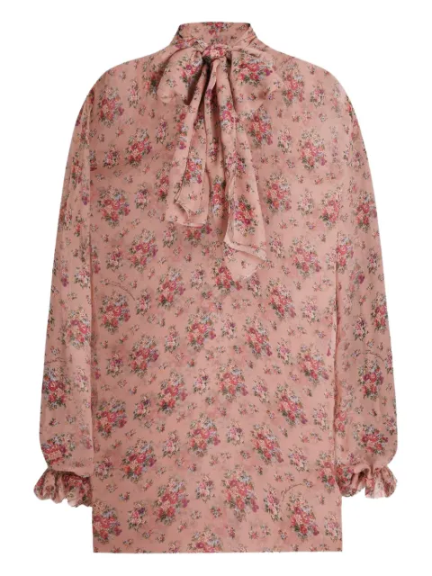 Dolce & Gabbana flower bouquets-print blouse Pink F7BL0TIS10F