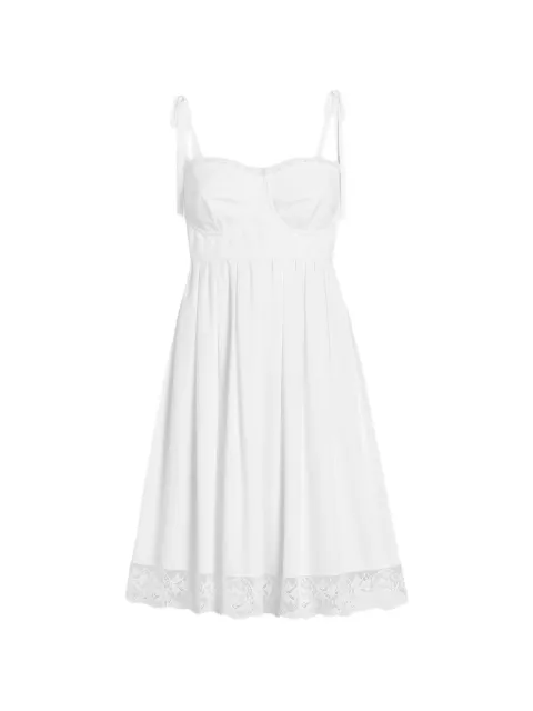 Dolce & Gabbana short poplin dress White F60F9TFU61A
