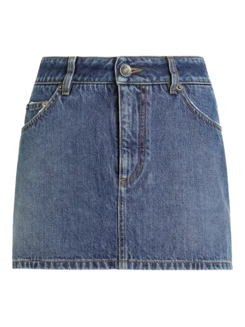 Dolce & Gabbana pocket mini skirt Blue F4C6NDG8OB3