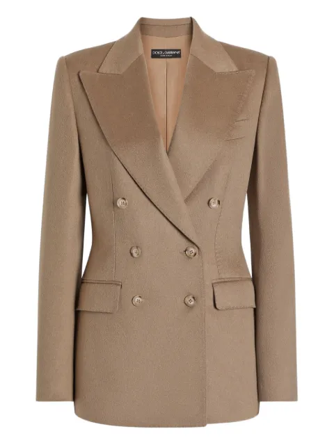Dolce & Gabbana double-breasted jacket Brown F29KKTFU2AX