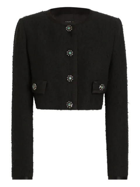 Dolce & Gabbana Rachel tweed jacket Black F27IHZHUMWJ